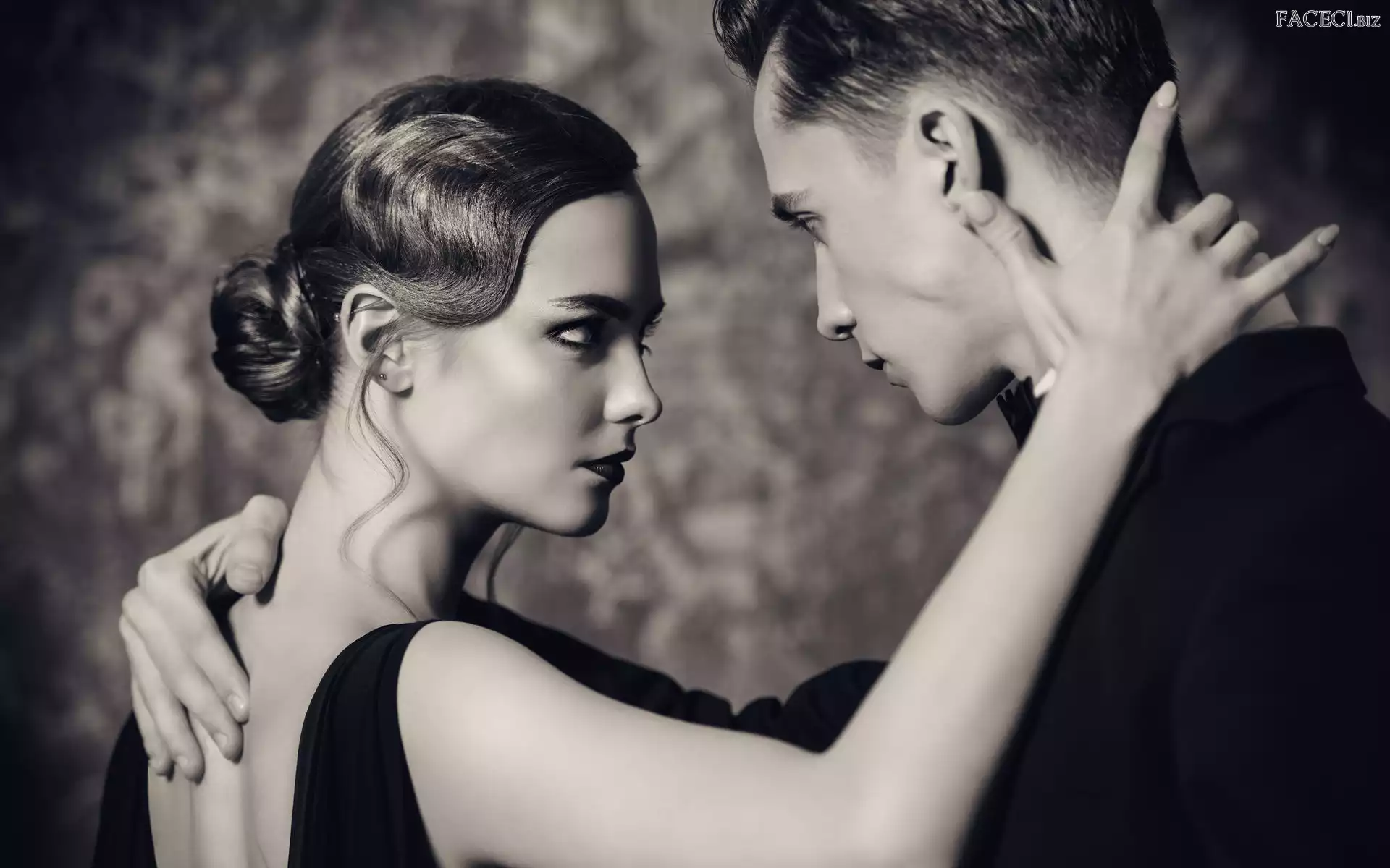 Czarno-białe, Mężczyzna, Kobieta