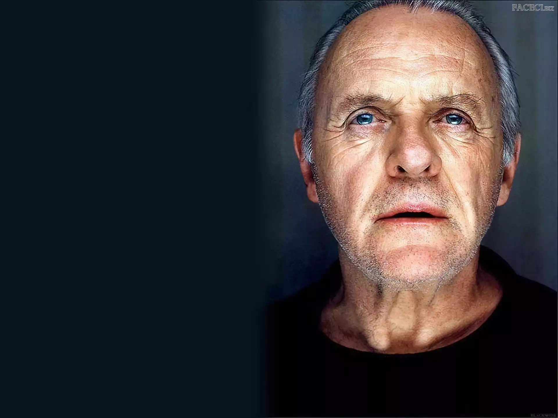 oczy, Anthony Hopkins, niebieskie